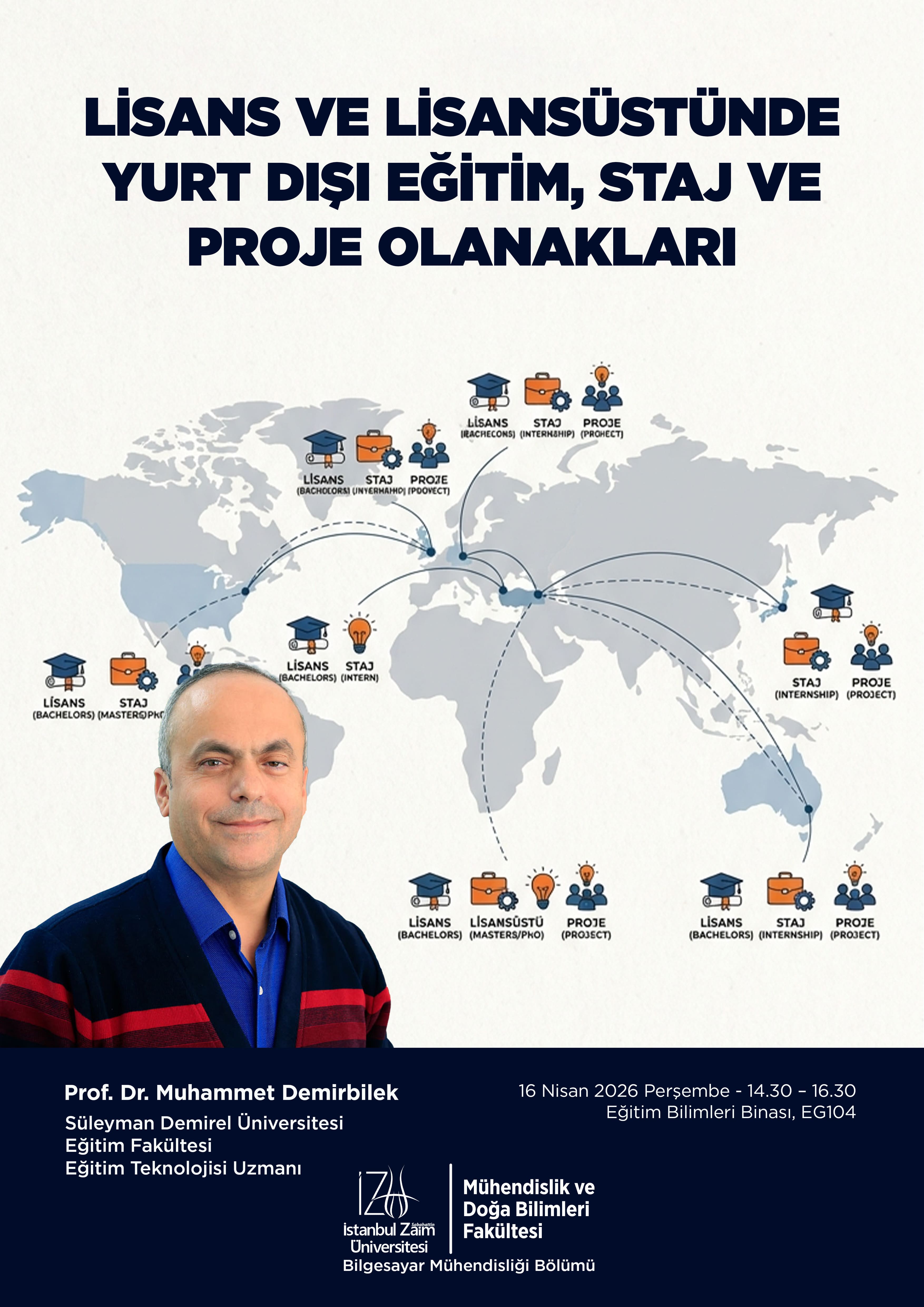 Lisans ve Lisansüstünde Yurt Dışı Eğitim, Staj ve Proje Olanakları
