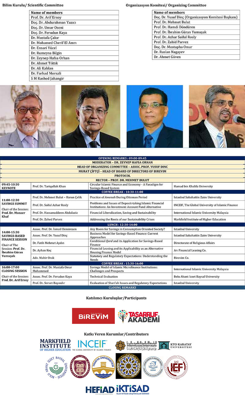 1st International Savings Economy Symposium