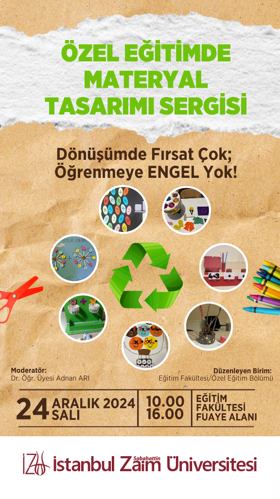 özel eğitimde materyal tasarımı sergisi