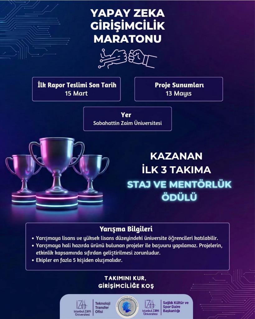 Yapay Zekâ Girişimcilik Maratonu Yapay Zekâ Girişimcilik Maratonu