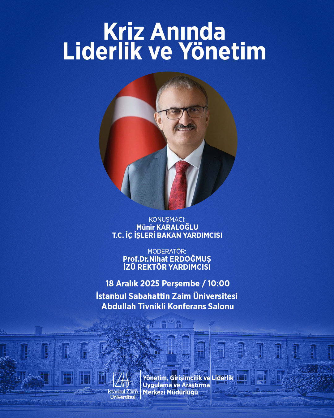 Kriz Anında Liderlik ve Yönetim Konferansı