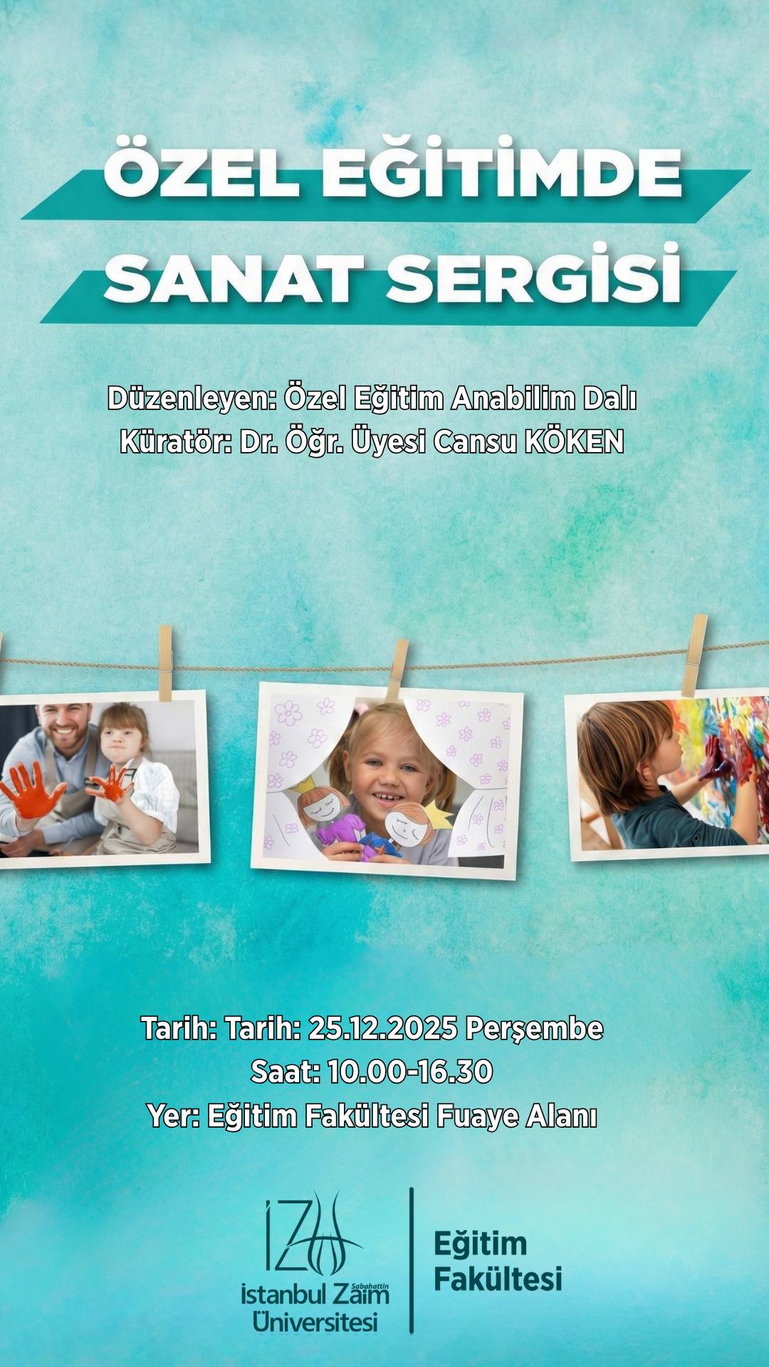 Özel Eğitimde Sanat Sergisi 