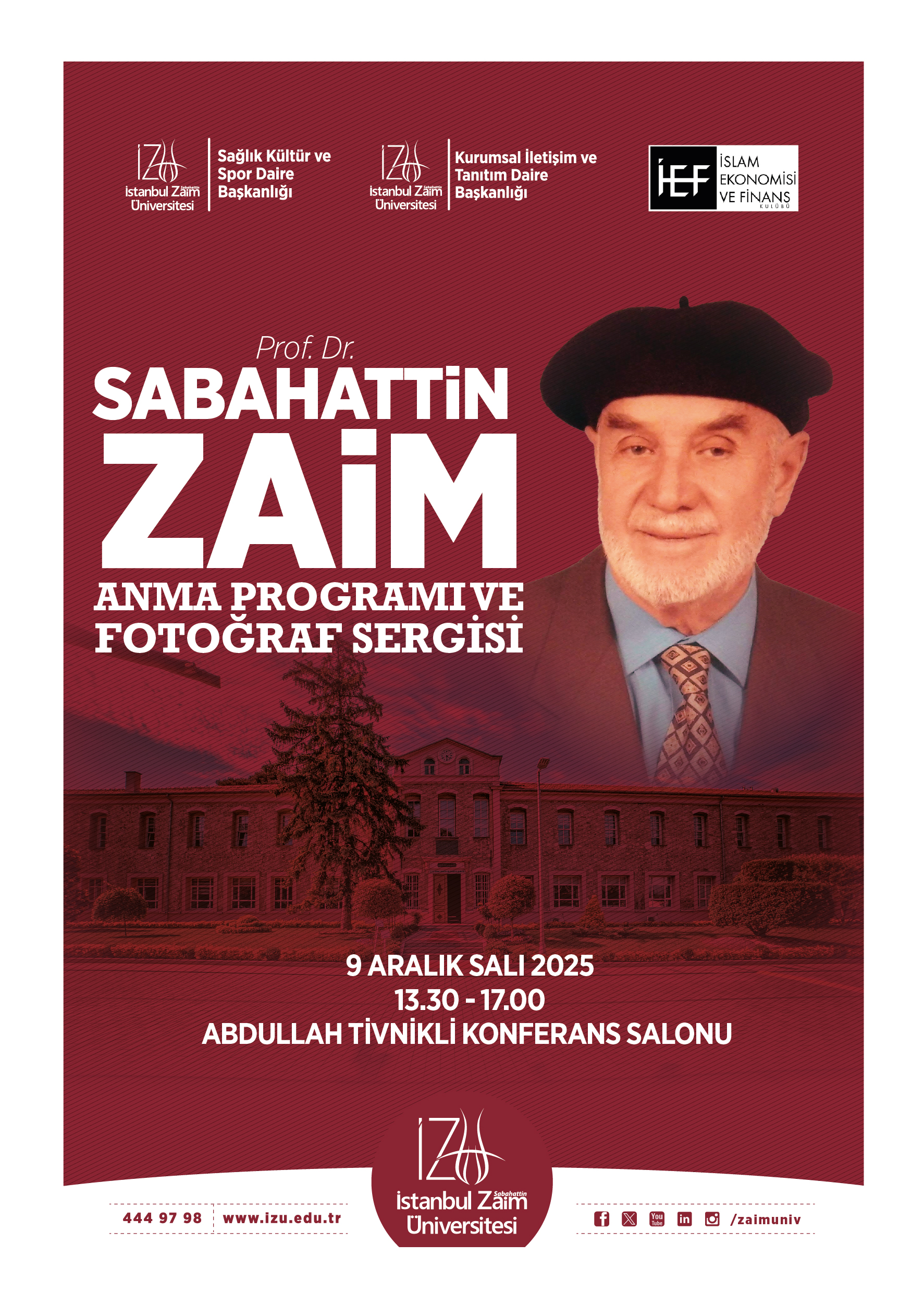 ZAIM Sabahattin Zaim Anma Programı ve Fotoğraf Sergisi