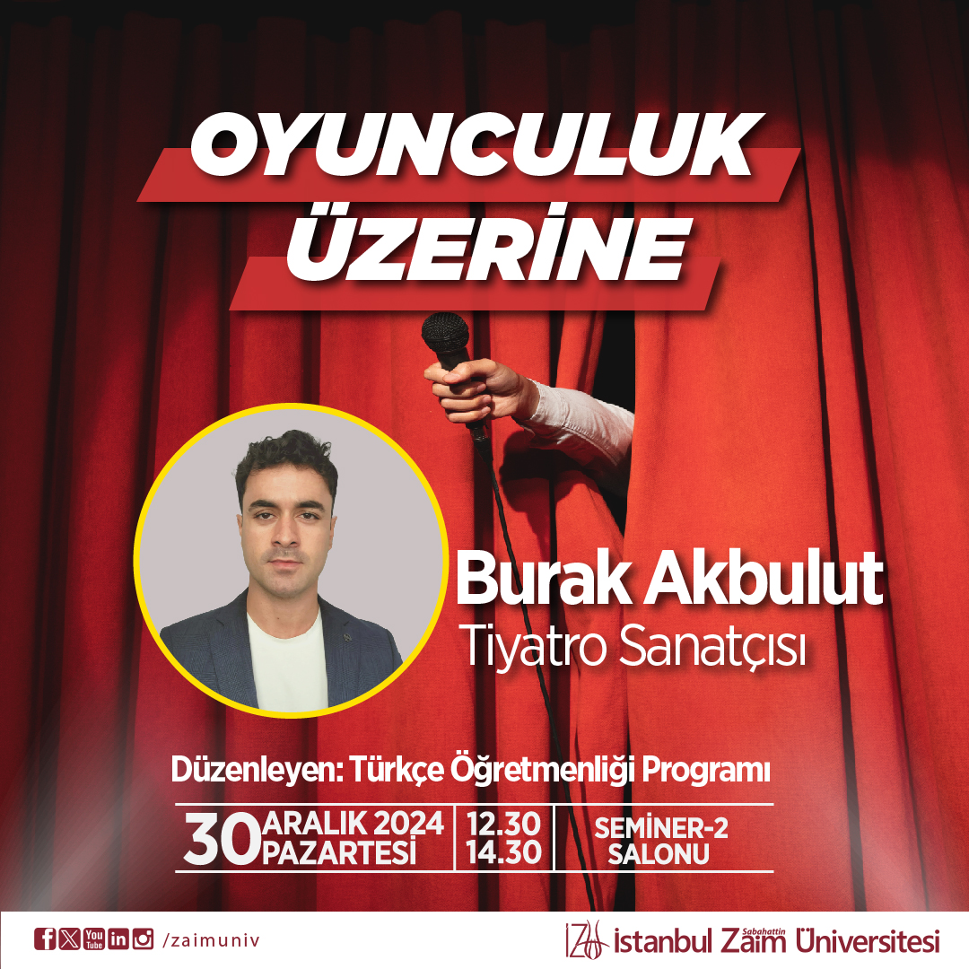 OYUNCULUK ÜZERİNE POST