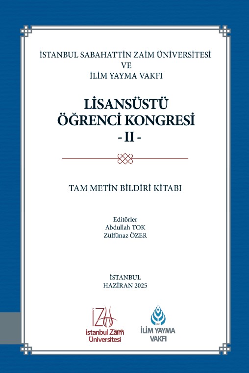 II. Lisansüstü Öğrenci Kongresi Bildiri Kitabı