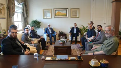 Suriye Evkaf Bakanlığı Heyeti İZÜ’deydi
