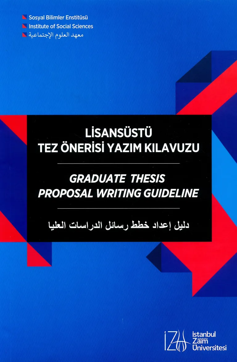 Lisansüstü Tez Yazım Önerisi Yazım Kılavuzu