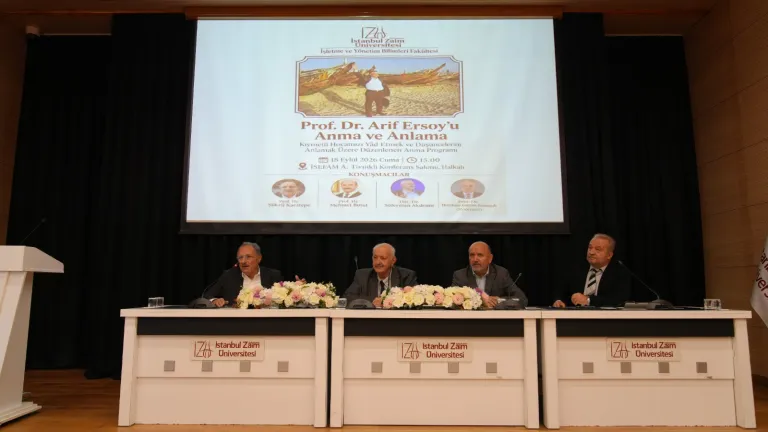 Prof. Dr. Arif Ersoy İZÜ’de Anıldı